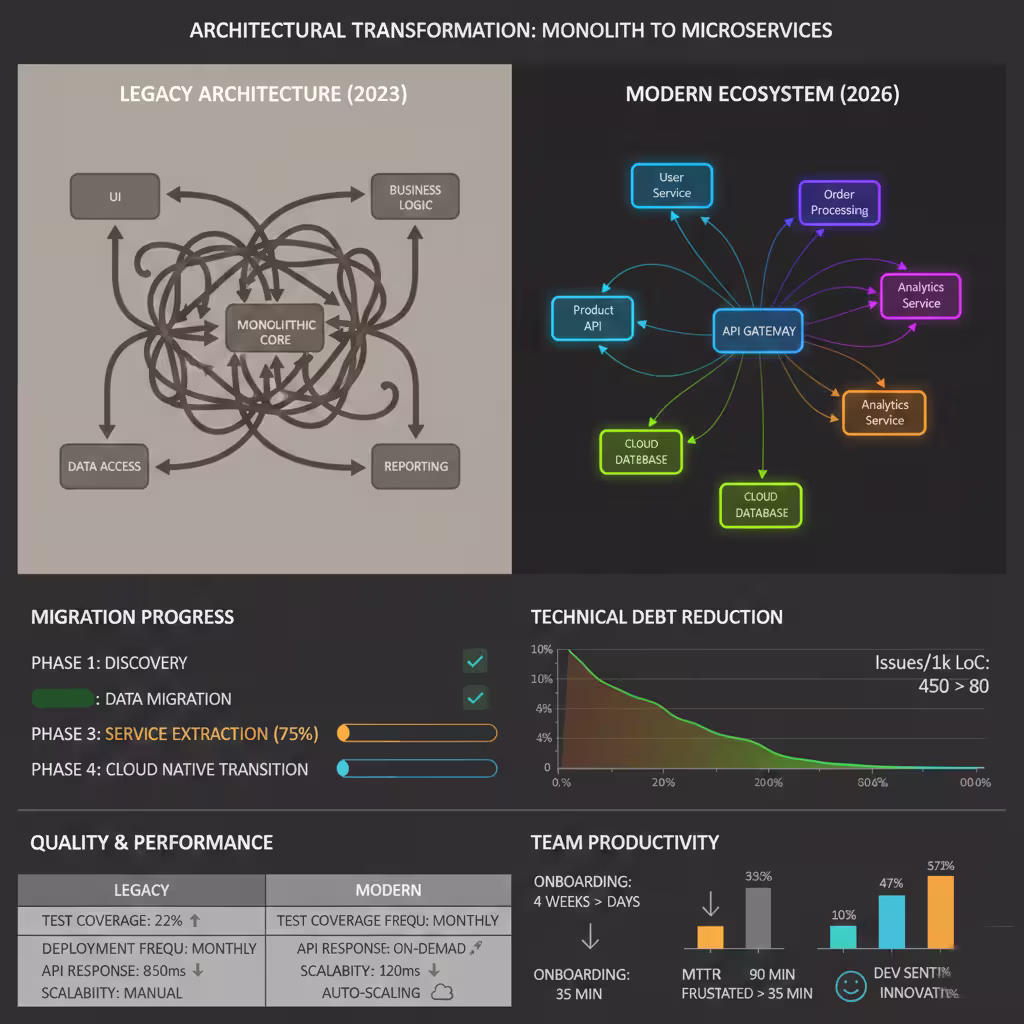 Legacy platform modernization
